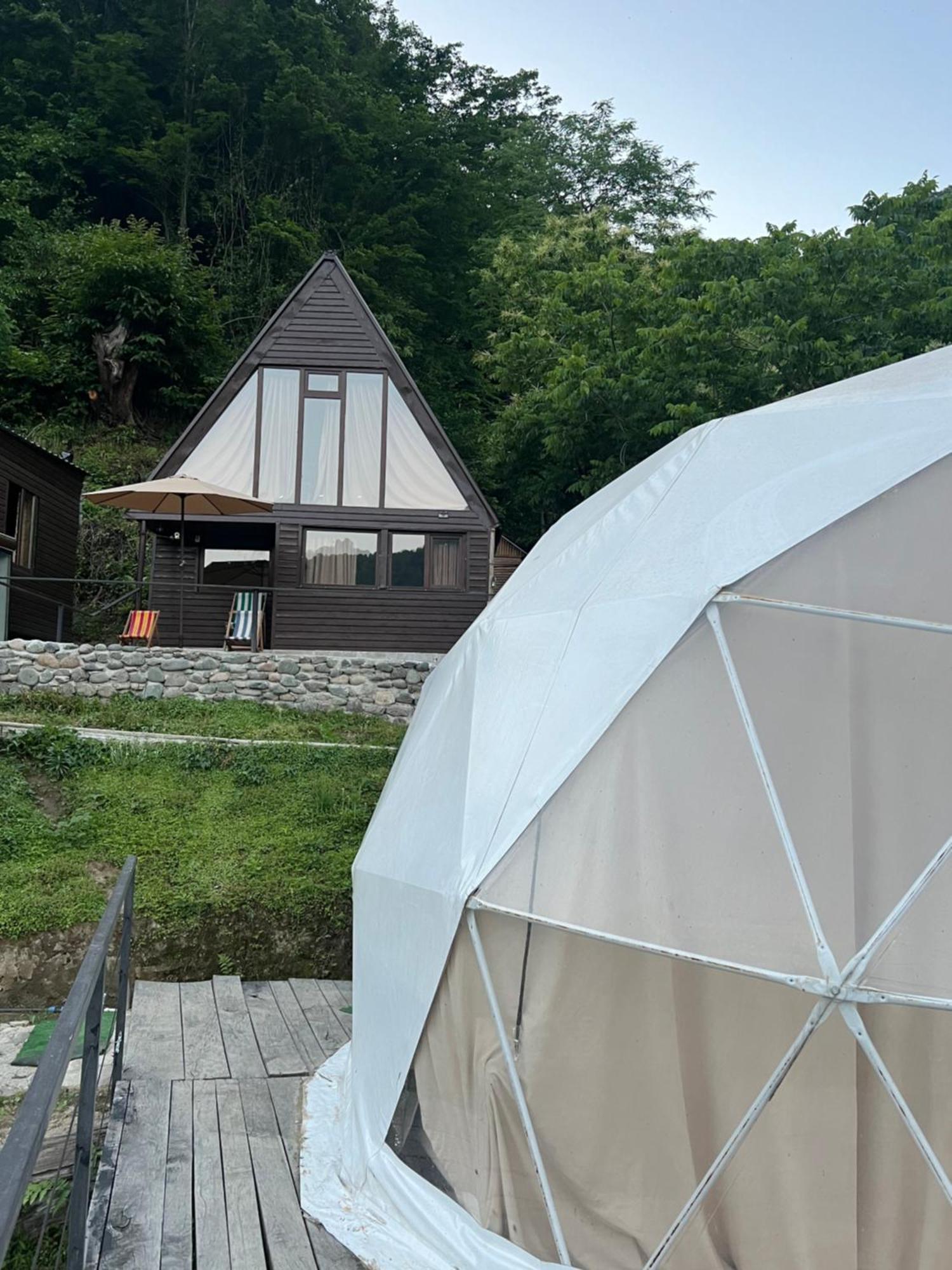 מלון Chakvistavi Mtirala Glamping מראה חיצוני תמונה